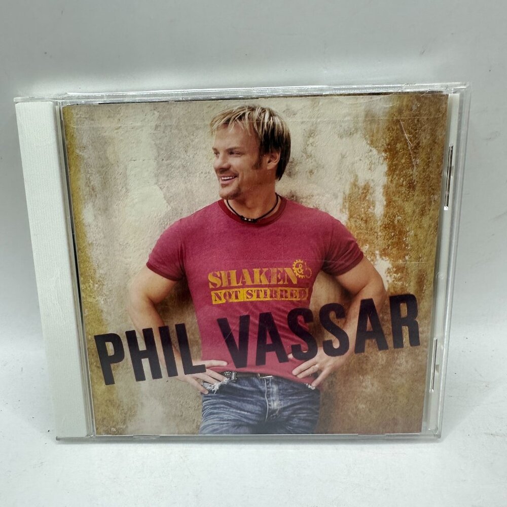 Phil Vassar "Shaken Not Stirred" Country Music CD Album 2004 Arista Records